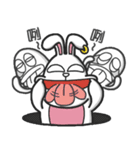 banny bunny with ghost（個別スタンプ：7）