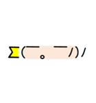 もしもし かおもじ 3 (顔文字)（個別スタンプ：9）