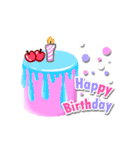 Happy Birthday Cakes : Animated（個別スタンプ：21）