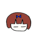 おかっぱガールりぼんちゃん（個別スタンプ：23）