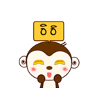 Monkey with Friend（個別スタンプ：34）