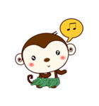 Monkey with Friend（個別スタンプ：35）