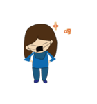 Depressed masks girl day（個別スタンプ：2）