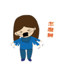 Depressed masks girl day（個別スタンプ：3）