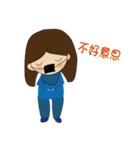 Depressed masks girl day（個別スタンプ：8）