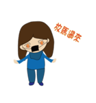 Depressed masks girl day（個別スタンプ：11）