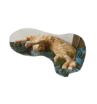 ねこ まったり（個別スタンプ：1）