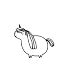 Fat Unicorn（個別スタンプ：8）