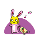 rabbit life rabbit live（個別スタンプ：38）