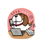 Beagle Fat Dog (WW)（個別スタンプ：2）