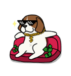 Beagle Fat Dog (WW)（個別スタンプ：25）