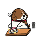 Beagle Fat Dog (WW)（個別スタンプ：32）