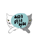 Happy Cat in August - Nice white cat.（個別スタンプ：31）