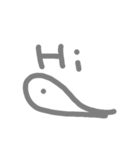 英語のゆるかわ手書き（個別スタンプ：1）
