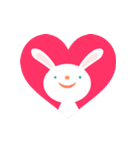 しろうさとくろうさの日常（個別スタンプ：1）