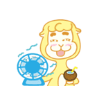 Funny Alpacas Summer Holiday（個別スタンプ：3）