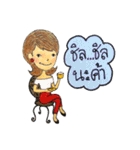 Urban Cuties (Thai Language)（個別スタンプ：34）