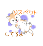 褒めて癒してくれる愛しの柴犬コタロウくん（個別スタンプ：2）