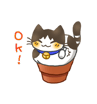 鉢猫と愉快な仲間たち（個別スタンプ：19）