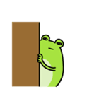 丸いカエル 日常生活で使えるかも（個別スタンプ：26）