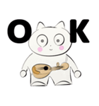 Mandolin orchestra cat(english version)（個別スタンプ：1）