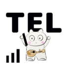 Mandolin orchestra cat(english version)（個別スタンプ：14）