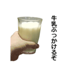 牛乳（個別スタンプ：19）
