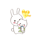ねことうさぎとこねこ（個別スタンプ：11）