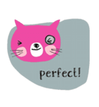 A nice pink cat. Stay cool and move on.（個別スタンプ：36）