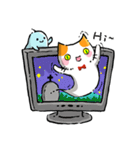 Ghost Little Cat（個別スタンプ：7）