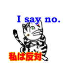 猫で英会話 よく使う英語編vol4（個別スタンプ：11）