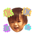ボーダーコリーと子供（個別スタンプ：1）