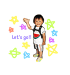 ボーダーコリーと子供（個別スタンプ：2）