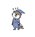 コツメカワウソの竹千代 2（個別スタンプ：11）