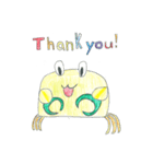 Crab crab diary（個別スタンプ：4）