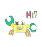 Crab crab diary（個別スタンプ：5）