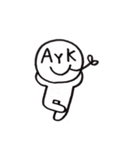 AYKface（個別スタンプ：3）