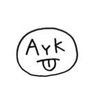 AYKface（個別スタンプ：40）