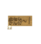 【動く 3D文字】日常語バージョン(さ～わ)（個別スタンプ：16）
