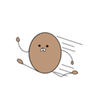 まんまる動物スタンプ。1（個別スタンプ：1）