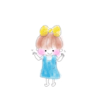 よく使える女の子（個別スタンプ：8）