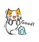 Ghost Little Cat (English)（個別スタンプ：1）