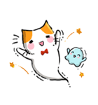 Ghost Little Cat (English)（個別スタンプ：3）