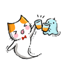 Ghost Little Cat (English)（個別スタンプ：22）