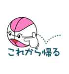 みんなの☆バスケットボール girls version（個別スタンプ：28）