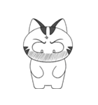 Puccy White Cat（個別スタンプ：21）