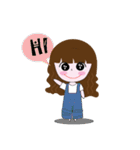 Arnan cute girl（個別スタンプ：1）