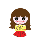 Arnan cute girl（個別スタンプ：10）