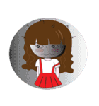 Arnan cute girl（個別スタンプ：19）