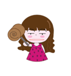 Arnan cute girl（個別スタンプ：34）